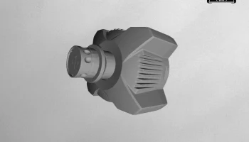 MOZA R3 и R12 Экстерьер колесной базы 3D модель...... 1