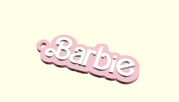 Barbie Edition - индивидуальная именной бирка/брелок........
