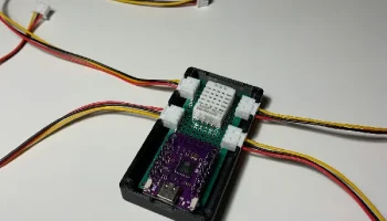 Корпус для платы 30x70 мм - 1 DHT22, 1 ISP32 S2 mini, 4 р..