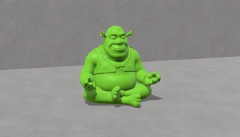 Медитирующий Шрек