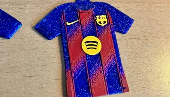 Брелок для футболки ФК "Барселона" - Nike эпохи 2004-2025... 7