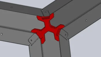 #205 Prusa Core One+ / One L - угловая крышка (проверено ... 4
