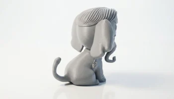 Симпатичная фигурка слона в стиле чиби для 3D-печати........ 2