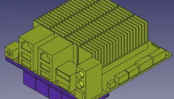 3D-модель ODROID H3+ и LAN v2 для 3D-дизайна... 1