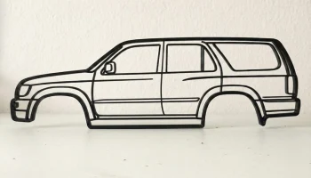 2D настенное искусство Toyota 4Runner 3-го поколения........ 2