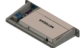 10-дюймовая полка для релейной платы Netgear GS108T и Wem.. 2