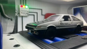 Функциональная диорама AE86 1:32 со звуком двигателя и аэ...