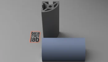 2020 R20-90&deg; Закругленный профиль, 2-сторонний открытый -.. 2