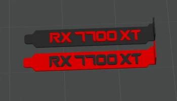 Крышка слота PCI/PCI-E AMD Radeon RX 7700XT