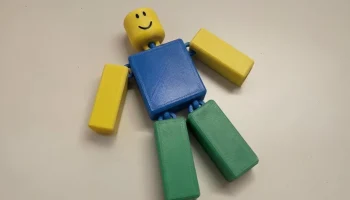 Фигурка Roblox Noob Ragdoll, распечатанная на месте (БЕЗ ...
