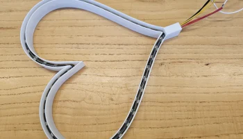 Wled лампа в форме сердца ESP32/ ESP8266 W2813 Адресная с.. 4