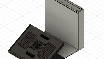 Охлаждающая подставка для ноутбука с шарнирной вертикальн... 6