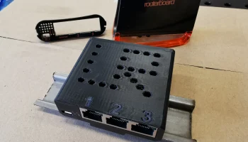 Mikrotik RB931m 2nD (hAP mini) корпус на DIN-рейку........