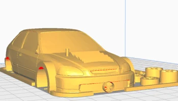 (РЕМИКС) Дрэг-рейсинг FWD Honda EK Hatch 4