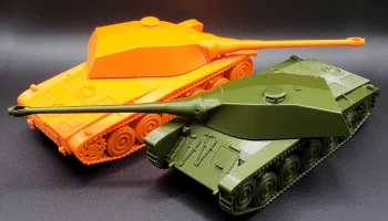 Модель танка AMX CDC в масштабе 1:48 5