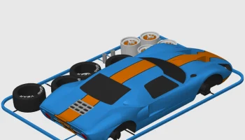 Карта комплекта Ford GT 40 (Ле-Ман) (масштаб 1:24)... 7