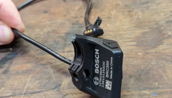 Ремонт сломанного хомута Bosch Kiox BC 350 | Холтерунг дл... 6