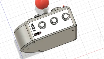 Аркадный джойстик Bluetooth ESP32 C3 6