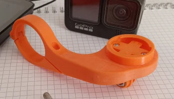 Велосипедный компьютер и крепление GoPro...