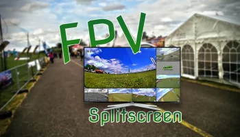 Разделенный экран FPV своими руками для гоночных соревнов..