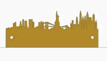 Магнитный держатель для ключей New York - Cuelga llaves c...