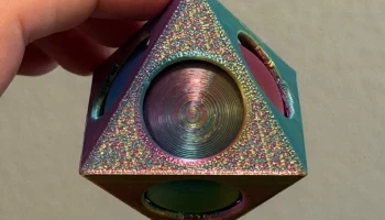 Вращающаяся сфера внутри октаэдра | Игрушка-непоседа с пе... 5