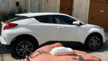 Брелок Toyota CHR 3D модель 2