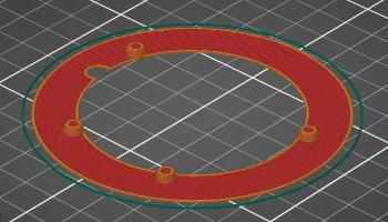 Противоскользящий коврик для космической мыши Orbion 3D, ..