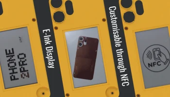 Настраиваемая крышка дисплея Sim и NFC E-Ink для CMF Phon..