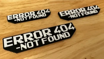 8-битная ОШИБКА 404 - Магнит на холодильник (горячая заме...