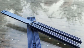 Flippy Friendly Нож-бабочка Тренажер Balisong {ВИНТЫ НЕ Н...
