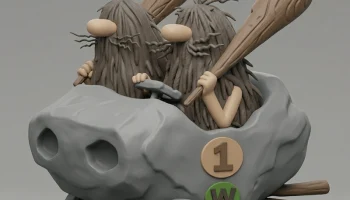 Дурацкие гонки - The Slag Bros и Bouldermobile - 1968-196...