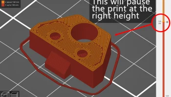 Твердый держатель стержня Prusa i3 MK3S Y......