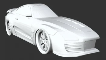 Toyota Supra V12 от Top Secret, настенный монтаж............ 3