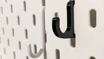 Компактный крючок для перфорированной доски - (Ikea Skadi... Компактный крючок для перфорированной доски - (Ikea Skadi...