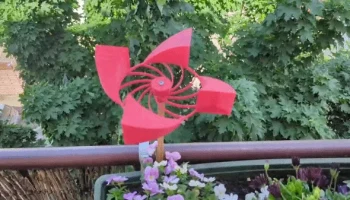 Турбина ветряная мельница V4 | Музыка ветра с подшипникам... 1
