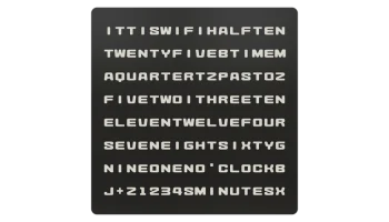WordClock 16x8 - 2025 г.