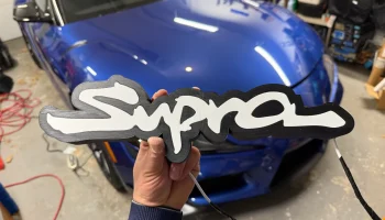 Светодиодный знак с логотипом Toyota Supra............ 2
