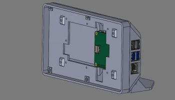 Чехол с ЖК-экраном Raspberry Pi 4 и 7 дюймов