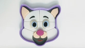 3D-пазл - Кошачья морда 1