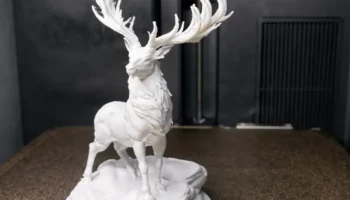 Majestic Stag - детальная скульптура оленя, 3D-печать...