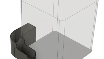 Auswurf Beh&auml;lter f&uuml;r Bambu Lab X1C/P1P/P1S 1