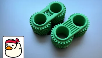 Fidget Gears - печать на месте 1