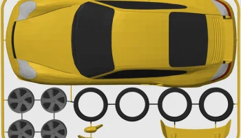 Карта комплекта Porsche 911 (996) GT2 (масштаб 1:24) 7