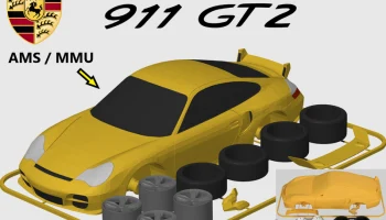 Карта комплекта Porsche 911 (996) GT2 (масштаб 1:24) Карта комплекта Porsche 911 (996) GT2 (масштаб 1:24)
