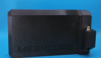 Внешний корпус солнечного узла Hermes для MeshCore Meshta..