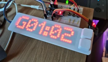 Компактный корпус для дисплея MAX7219 - управление двумя ... 4