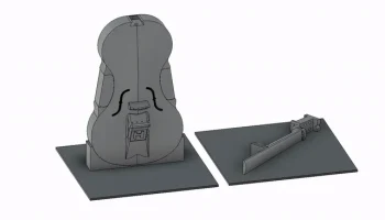 Hovalin v5.1.0 - Акустическая скрипка, которую можно распечатать на 3D-принтере 6