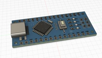 Arduino Nano - форматы F3D, STL, OBJ, 3MF 4