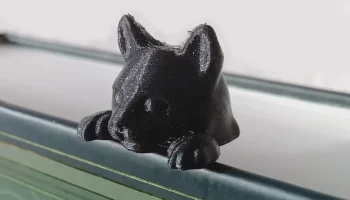 Закладка "Выглядывающий кот" (3D) 1